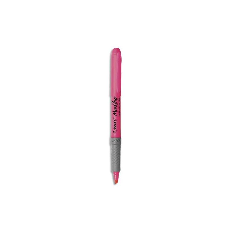 BIC Surligneur Rose Highlighter grip