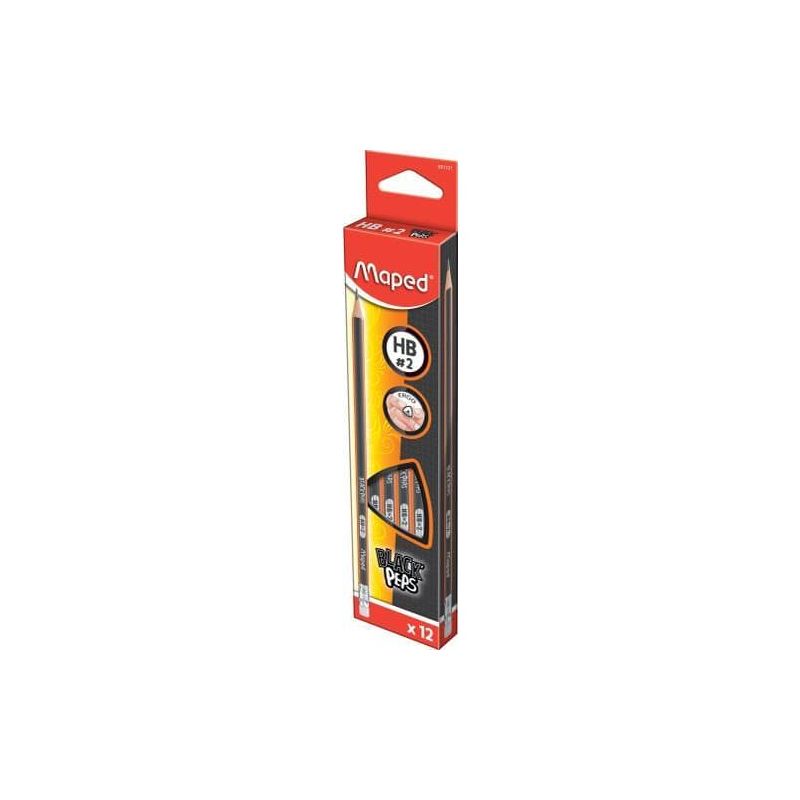 MAPED Crayons Graphite Boîte de 12