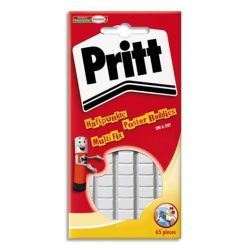 PRITT MULTIFIX Pochette de 55 pastilles adhésives Blanche