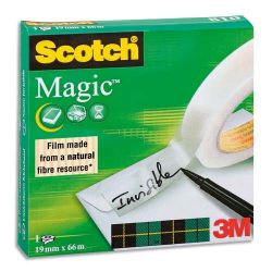 SCOTCH Ruban adhésif invisible Magic 811 - 19mm x 66m