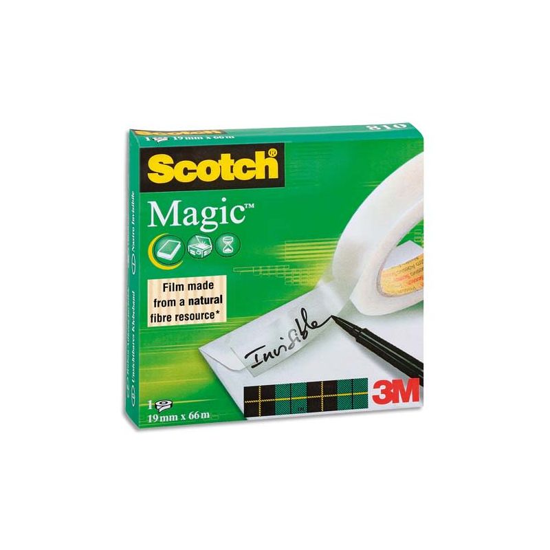 SCOTCH Ruban adhésif invisible Magic 811 - 19mm x 66m