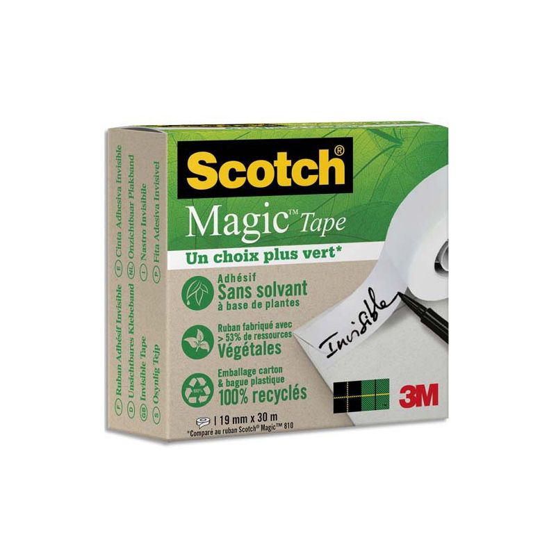 SCOTCH Boîte Individuelle de 1 ruban Magic recyclé