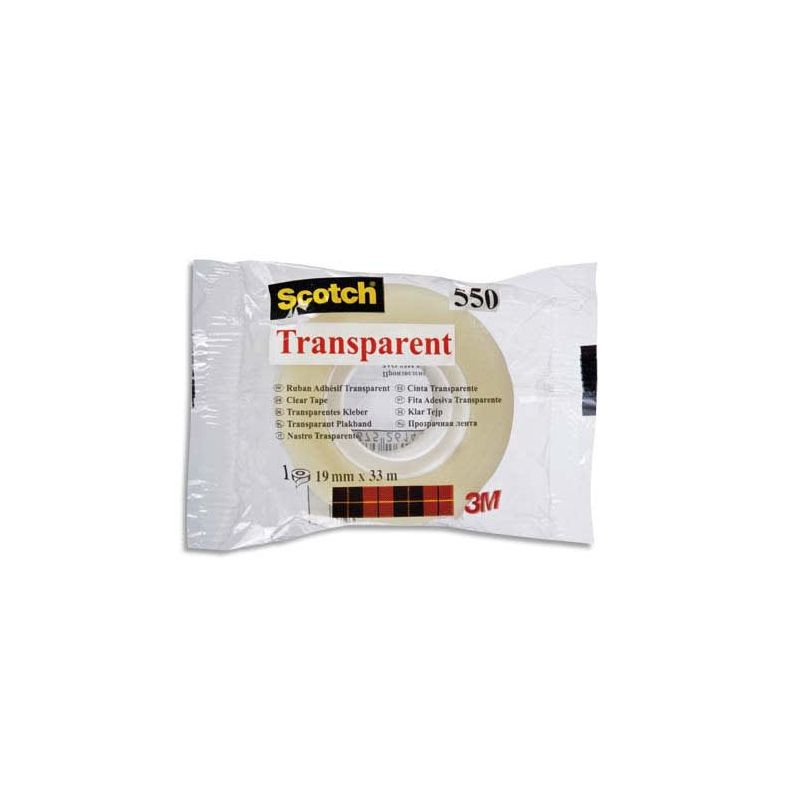 SCOTCH Ruban adhésif transparent 19mm x 33m