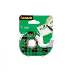 SCOTCH Ruban adhésif Magic invisible 19mm x 15m sur dévidoir