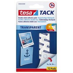 TESA 72 pastilles adhésives Tack double-face