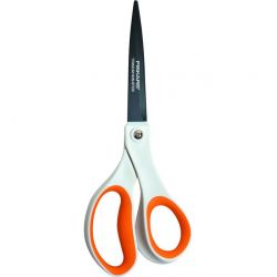 FISKARS Ciseau avec lame titane et revêtement non collant longueur 21cm