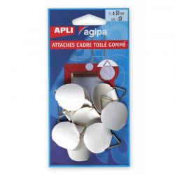 AGIPA Sachet de 10 attaches diamètre 30mm