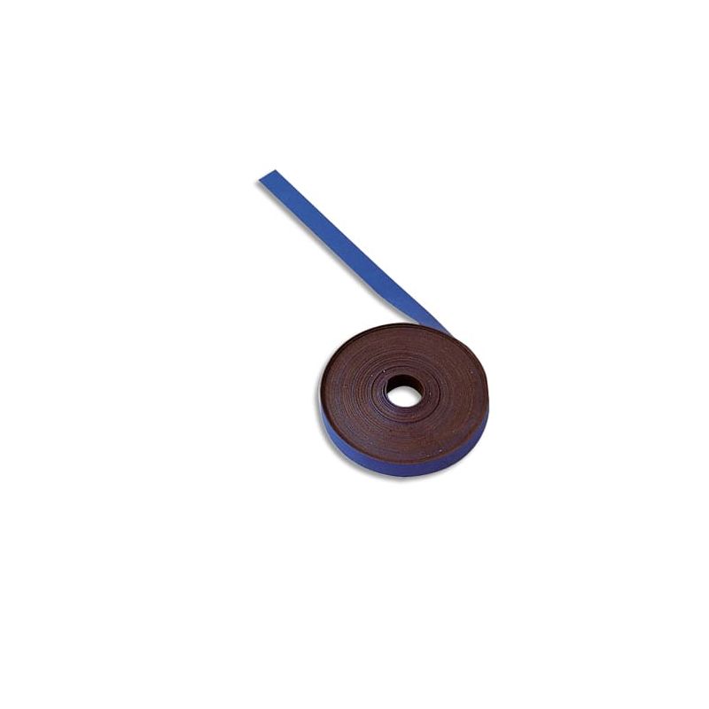 BI-OFFICE Ruban magnétique Bleu à découper 1 cm x 5 m