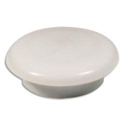 Boîte de 7 aimants 20 mm ronds Blanc