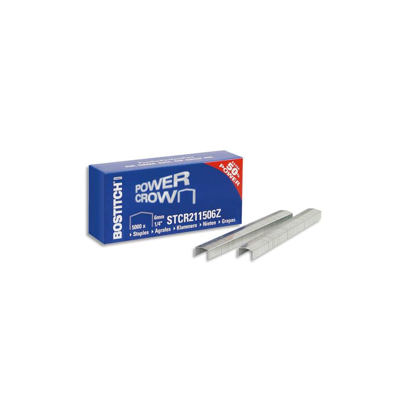 BOSTITCH Agrafes NºSTCR 2115/ 6 en boîte de 5000