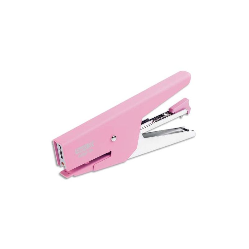 RAPID Pince agrafeuse BB58 Capacité 15 feuilles Coloris Rose