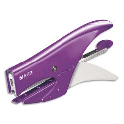 LEITZ Pince agrafeuse WOW Violet Capacité 15 feuilles