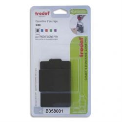 TRODAT Blister 3 recharges 6/58 pour appareils 5208/5480 Noir