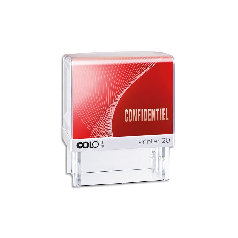 COLOP Timbre formule CONFIDENTIEL Encrage Rouge