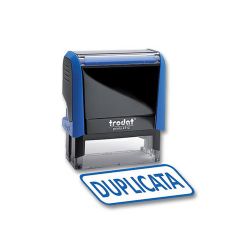 TRODAT Timbre formule DUPLICATA Encrage bleu