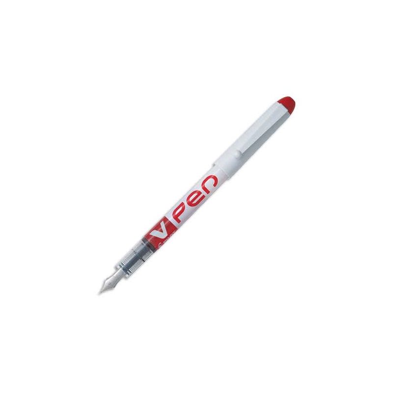 PILOT Stylo à plume V-PEN jetable largeur de trait 0,4 mm encre liquide Rouge