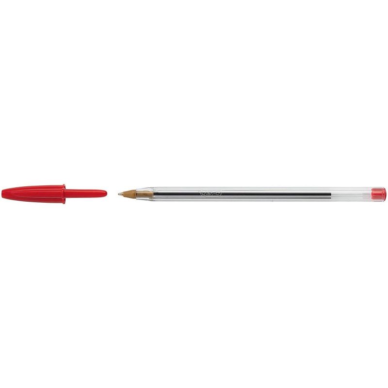 BIC CRISTAL Stylo à bille pointe moyenne encre Rouge