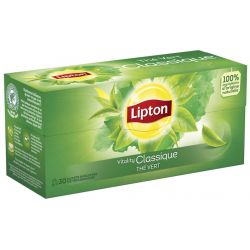 LIPTON: 30 sachets Thé vert