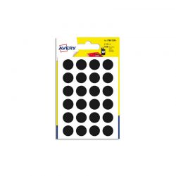 AVERY Sachet de 168 pastilles diamètre 15 mm Coloris Noir