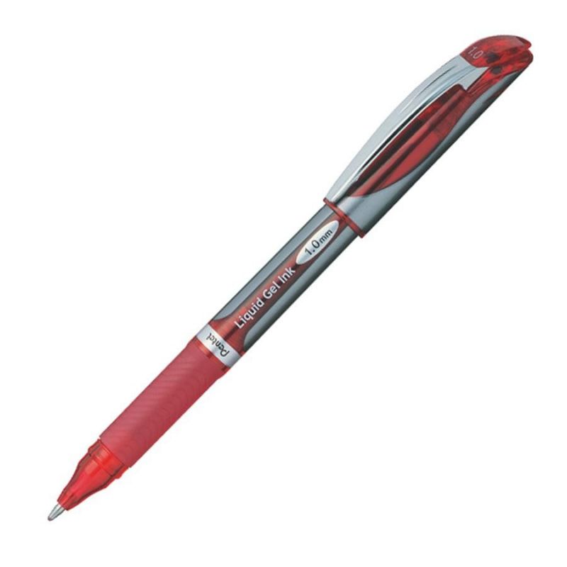 PENTEL ENERGEL Stylo Roller rechargeable Rouge