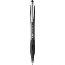 BIC ATLANTIS SOFT Stylo Bille rétractable et rechargeable pointe moyenne Encre Noire