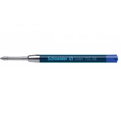 SCHNEIDER Recharge bille slider 755 XB Encre viscoglide Bleu