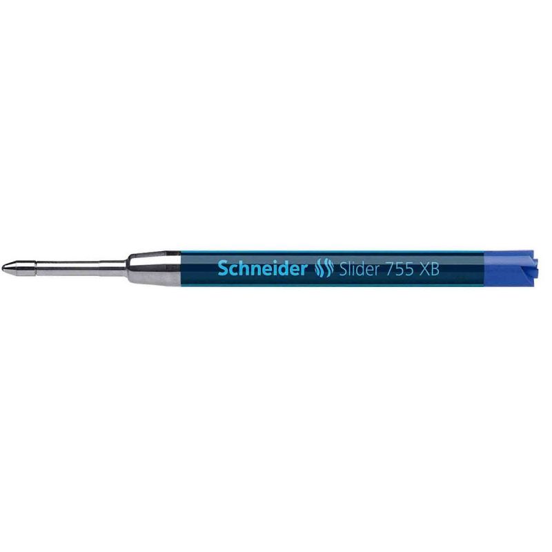 SCHNEIDER Recharge bille slider 755 XB Encre viscoglide Bleu