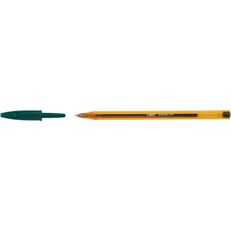 BIC Cristal Stylo à bille pointe fine Coloris Vert