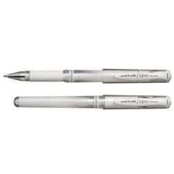 UNI-BALL SIGNO BROAD Stylo bille pointe large encre gel Blanche