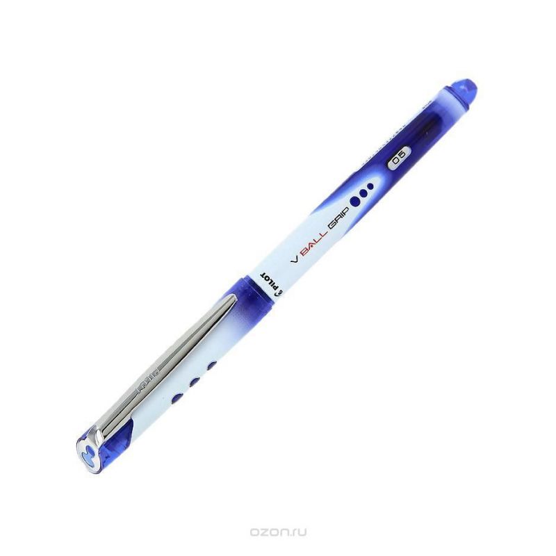 PILOTV-BALL GRIP Stylo roller pointe métal 0,5 mm encre liquide Bleue