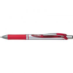 PENTEL ENERGEL Stylo à bille rétractable Pointe 0.7mm Encre Rouge