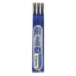 PILOT Set de 3 recharges pour roller FriXion Pointe HI-TEC fine 0,5 mm Encre Bleue