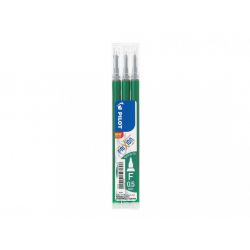 PILOT Set de 3 recharges pour roller FriXion Pointe fine HI-TEC 0,5 mm Encre Verte