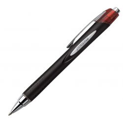 UNI-BALL JETSTREAM RT Stylo Pointe moyenne rétractable Encre gel Rouge