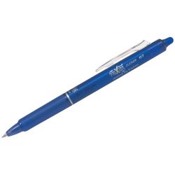 PILOT FRIXION CLICKER 07 Stylo Roller rétractable Pointe moyenne Encre Bleu