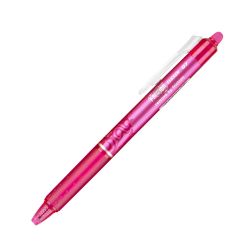 PILOT FRIXION CLICKER 07 Stylo Roller rétractable Pointe moyenne Encre Rose