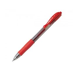 PILOT G2 Stylo bille pointe moyenne rétractable Encre gel Rouge