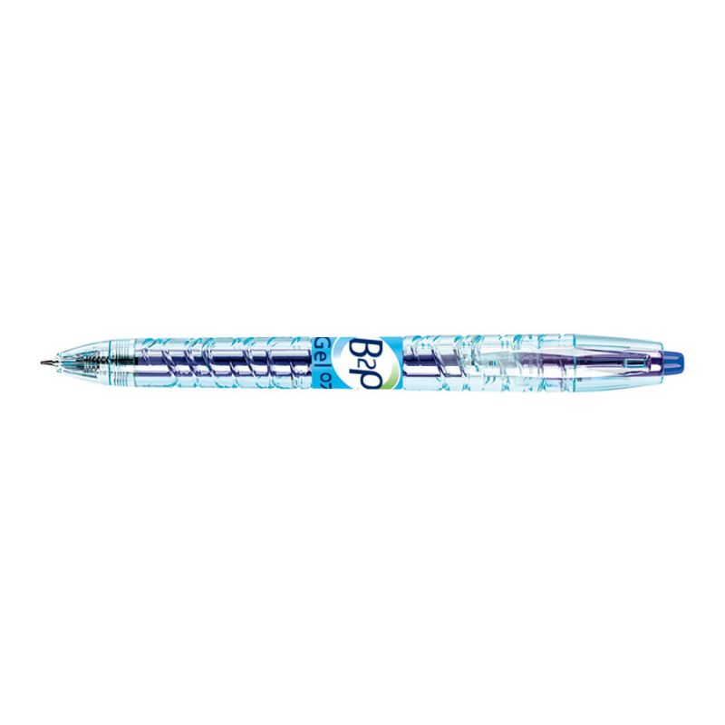 PILOT B2P Stylo bille rétractable pointe moyenne Encre gel Bleue