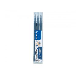 PILOT Pochette de 3 recharges pour roller FriXion Ball pointe moyenne (0,7mm) Encre bleu nuit