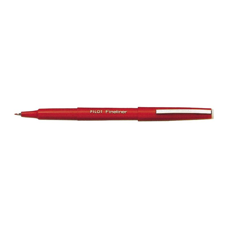 PILOT FINELINER Pointe fine Encre rouge