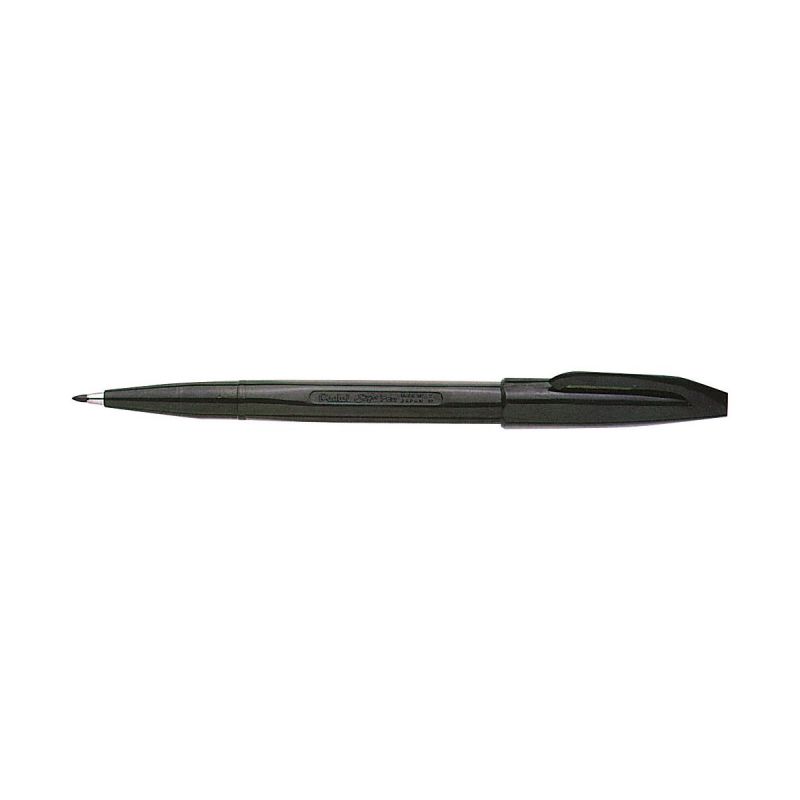 PENTEL SIGN PEN Stylo feutre pointe en nylon largeur de trait 0,8 mm encre Noire