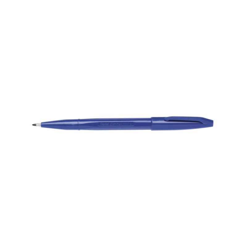 PENTEL SIGN PEN Stylo feutre pointe en nylon largeur de trait 0,8 mm encre Bleue