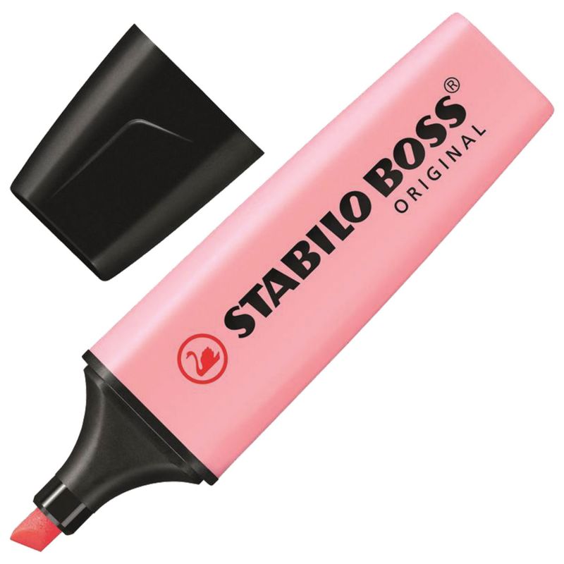 Surligneur STABILO BOSS Original Pastel Soupçon de rose : Chez