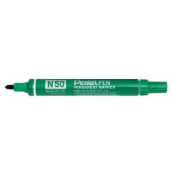 PENTEL N50 Marqueur permanent pointe ogive Encre Verte indélébile