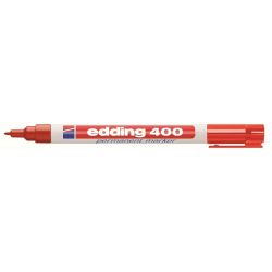EDDING 400 Marqueur permanent extra fin 1mm Rouge