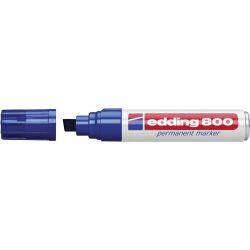 EDDING 800 Marqueur permanent pointe biseautée coloris Bleu