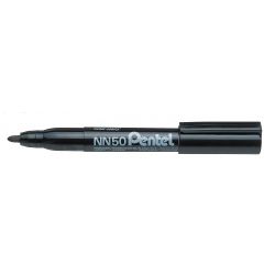 PENTEL NN50 Marqueur permanent pointe ogive encre Noire formule écologique