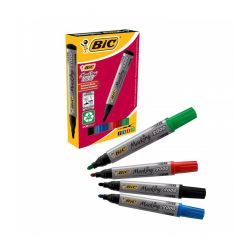 BIC MARKING 2000 Pochette de 4 marqueurs permanents pointe ogive coloris assortis