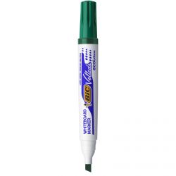 BIC VELLEDA 1701 Marqueur effaçable à sec pour tableaux Blancs pointe biseautée Encre Verte