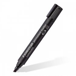 STAEDTLER Marqueur permanent pointe biseautée Encre Noire à base d'alcool